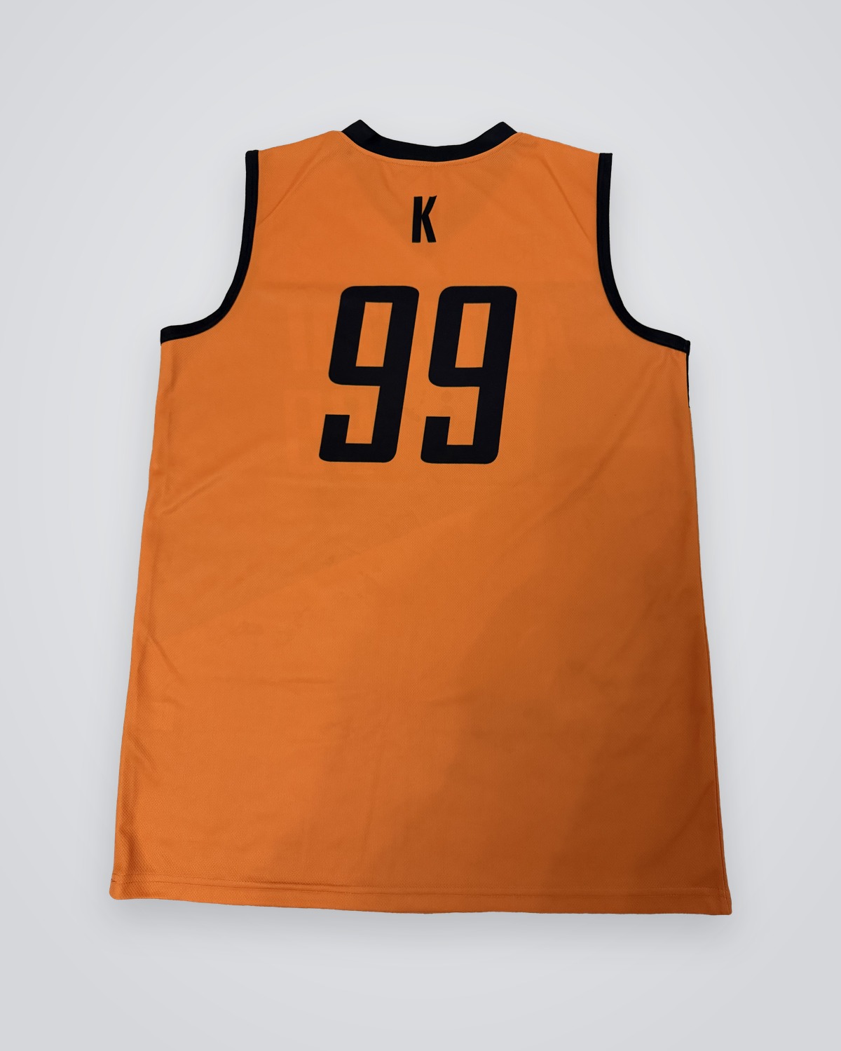 Orange Game Jersey — Back